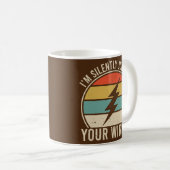 I'm Silently Judging Your Wiring Funny Kaffeetasse (VorderseiteRechts)