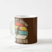I'm Silently Judging Your Wiring Funny Kaffeetasse (Vorderseite Links)