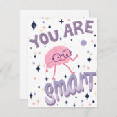 IM SMART GEHIRN, STUDENT FEIERTAGSKARTE (Vorne/Hinten)
