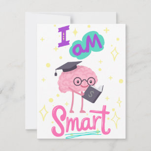 IM SMART GEHIRN, STUDENT FEIERTAGSKARTE