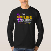 i'm Smiling On The Inside Moebius Syndrome Awarene T-Shirt (Vorderseite)