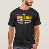 i'm Smiling On The Inside Moebius Syndrome Awarene T-Shirt (Vorderseite)
