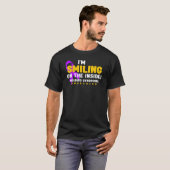 i'm Smiling On The Inside Moebius Syndrome Awarene T-Shirt (Vorne ganz)