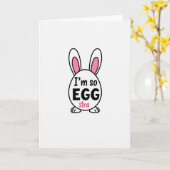 Im So Egg Stra Grußkarte Karte (Gelbe Blume)