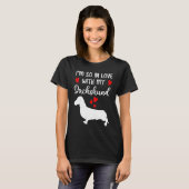 I'm So In Love With My Dachshund Valentines Day T-Shirt (Vorne ganz)
