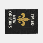 Im So New Orleans Fleecedecke (Vorderseite (Horizontal))