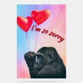 "I'm so sorry" Acrylschild (Vorderseite)