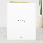 I'm So Sorry Cute Bulldog Belated Birthday Karte (Rückseite)