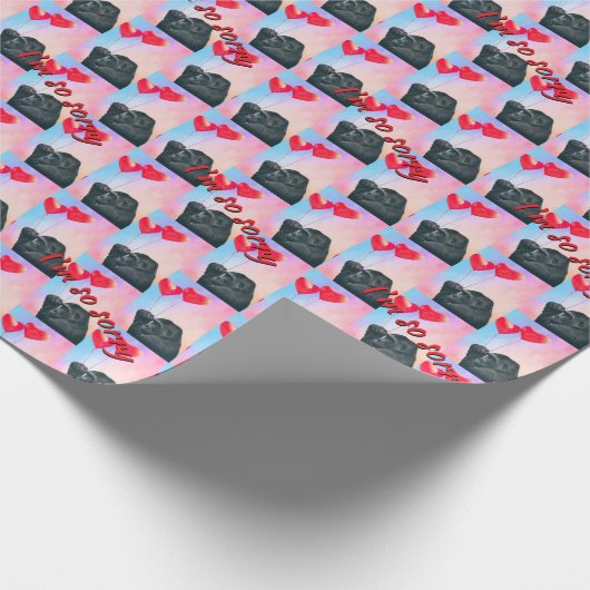 "I'm so sorry" Geschenkpapier (Ecke)