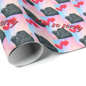 "I'm so sorry" Geschenkpapier (Rolleneckpunkt)