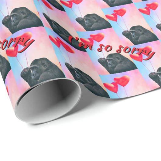 "I'm so sorry" Geschenkpapier (Rolleneckpunkt)