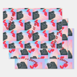 "I'm so sorry" Geschenkpapier Set