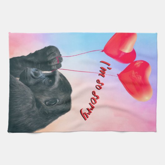 "I'm so sorry" Geschirrtuch (Horizontal)