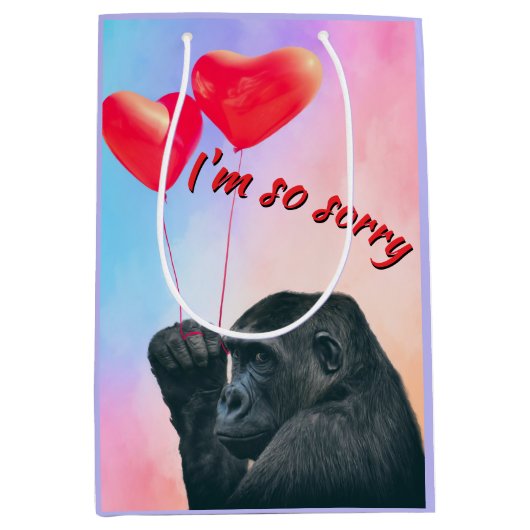 "I'm so sorry" Mittlere Geschenktüte (Vorderseite)