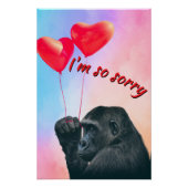 "I'm so sorry" Poster (Vorderseite)