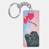 "I'm so sorry" Schlüsselanhänger (Vorderseite links)