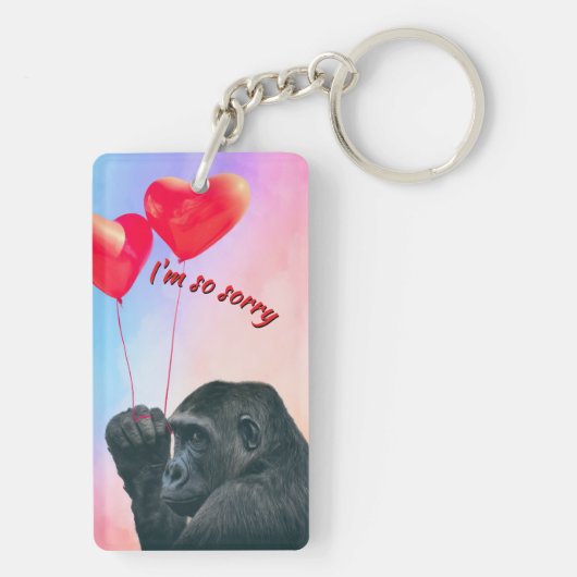 "I'm so sorry" Schlüsselanhänger (Rückseite)
