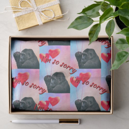 "I'm so sorry" Seidenpapier (Geschenk)