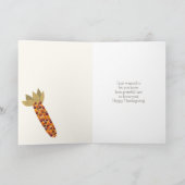 I'm So Thankful For You Thanksgiving Karte (Innenseite)