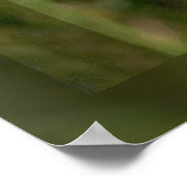 Im Sommer ist es warm Poster (Ecke)