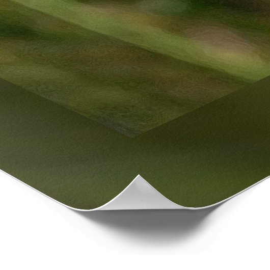 Im Sommer ist es warm Poster (Ecke)