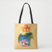 Im Sommer Liebe ich den Strand Tasche (Vorderseite)