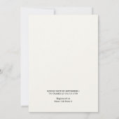 Im Sommer Ocean Beach Blue Water Brautparty Einladung (Rückseite)