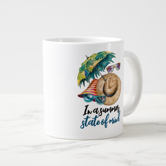 Im Sommer Staat Jumbo-Tasse (Vorderseite Rechts)