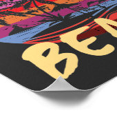 Im Sommer Vintag bin ich am Strand Poster (Ecke)