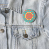 Im Sommerzeit-Button (Aqua & Coral) Button (Beispiel)