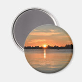 Im Sonnenuntergang gefangen Magnet (Vorderseite/Rückseite)