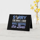 im sorry for what i said while i was docking karte (Gelbe Blume)