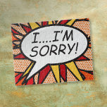 I'M SORRY Fun Retro Comic Book Pop Art Puzzle<br><div class="desc">Comic book pop art-inspirred puzzle that makes a great gift for you, your friends or your family. Cool, trendy and fun design that puts the wham, zap, pow into your day. Cool and trendy retro comic book pop art-inspirred design that puts the wham, zap, pow into any superhero's day. Designed...</div>