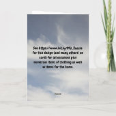 I'm sorry I made you cry!  Karte (Rückseite)