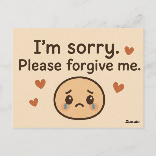 Im Sorry Postcards  Postkarte (Rückseite)
