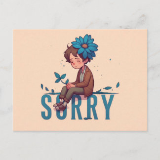Im Sorry Postcards Postkarte