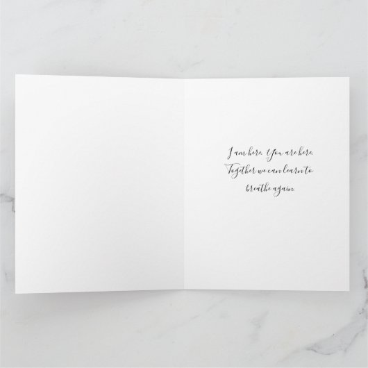 I'm Sorry. We'll Get Through This Together Karte (Innenseite)