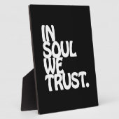 Im Soul vertrauen wir. Fotoplatte (Seite)
