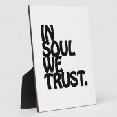 Im Soul vertrauen wir. Fotoplatte (Seite)