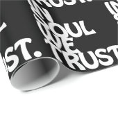 Im Soul vertrauen wir. Geschenkpapier (Rolleneckpunkt)