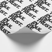 Im Soul vertrauen wir. Geschenkpapier (Ecke)