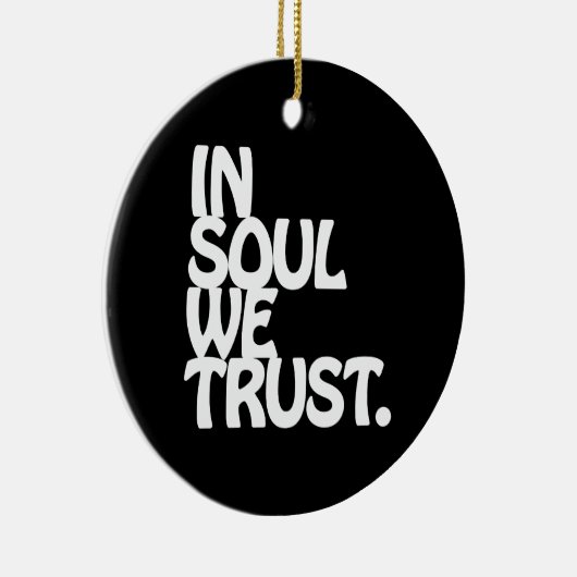 Im Soul vertrauen wir. Keramikornament (Rechts)