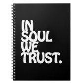 Im Soul vertrauen wir. Notizblock (Vorderseite)
