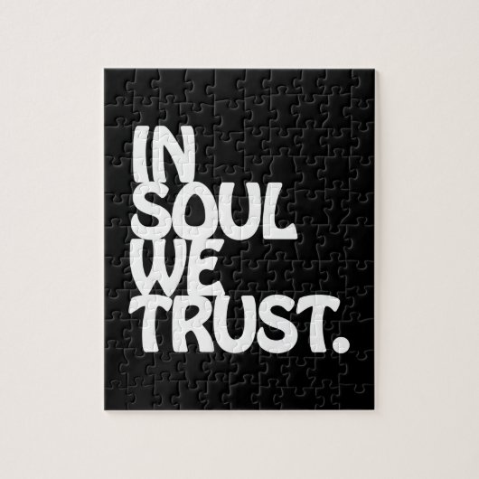 Im Soul vertrauen wir. Puzzle (Vertikal)