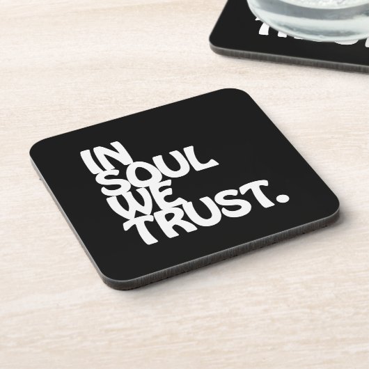 Im Soul vertrauen wir. Untersetzer (Linke Seite)