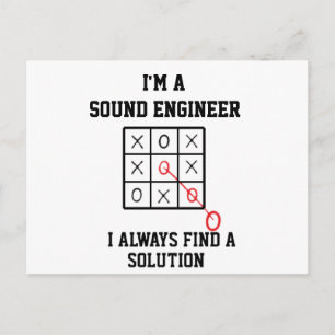 Im Sound Engineer finde ich immer eine Lösung Postkarte