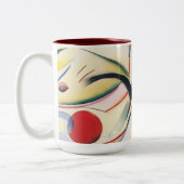 I'm space zweifarbige tasse (Links)