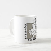 Im Spanisch bitte Kaffeetasse (Vorderseite Links)