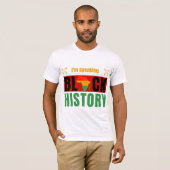 I'm Speaking Black History Month Pan-African Map T-Shirt (Vorne ganz)