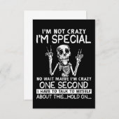 Im Special No Wait vielleicht im Crazy Skull RSVP Karte (Vorne/Hinten)